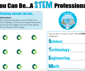 You Can Be a STEM Professional Worksheet